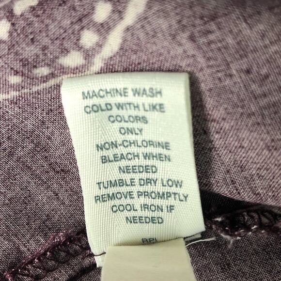 Mudd Cold Shoulder Floral Tie Front Top Size XS - Picture 10 of 11